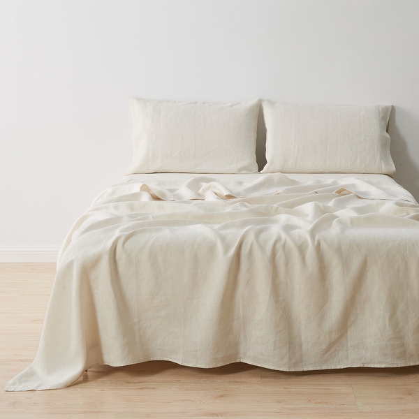 Linery Co. 100 European Flax Linen Sheet Set On Sale Bed Bath Beyond 41504695